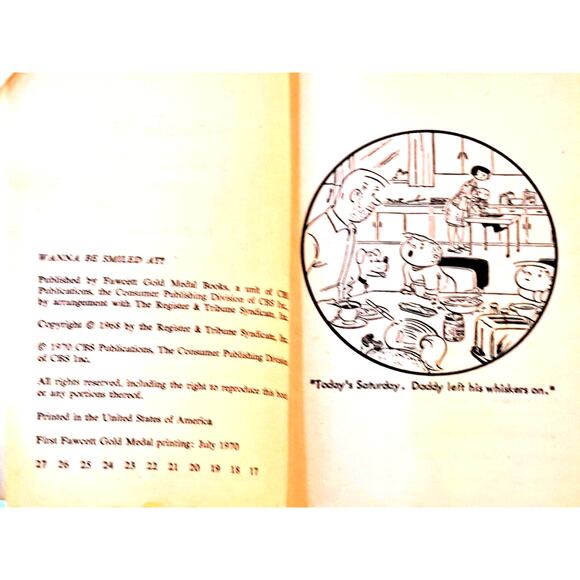Wanna Be Smiled At? (The Family Circus) by Bil Keane (1970 MMPB) - Picture 2 of 6